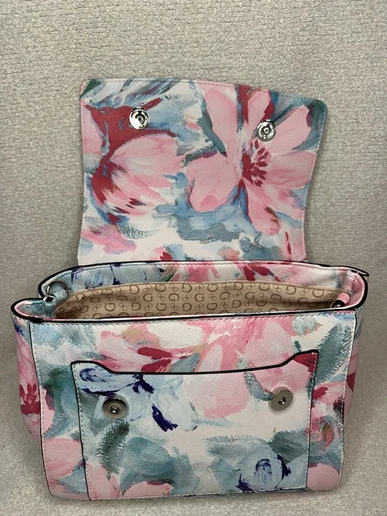GUESS Pastel Floral Print Bag - Picture 6 of 10